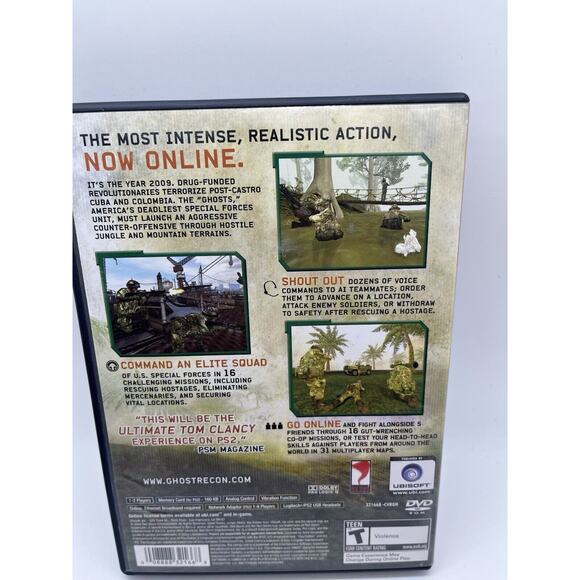 Tom Clancy’s Ghost Recon: Jungle Storm w/manual (Playstation 2/PS2) - TESTED - Picture 7 of 8